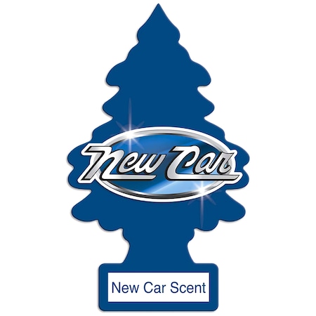 Car-Freshner Multi-Pack Little Tree Air Fresheners - 2-Pack, Blue, New Car Scent 22089